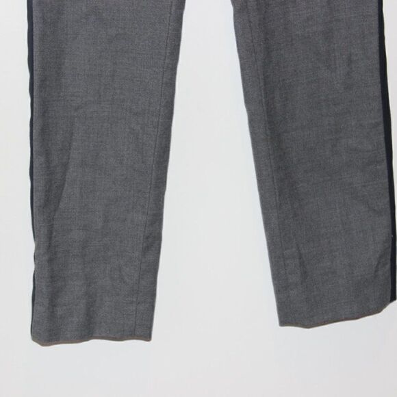 Club Monaco Gray & Black high-Rise Straight Leg Pants Women's Size 0 - Picture 3 of 9